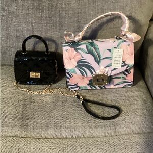 NEW Aldo crossbody and black crossbody purse great condition